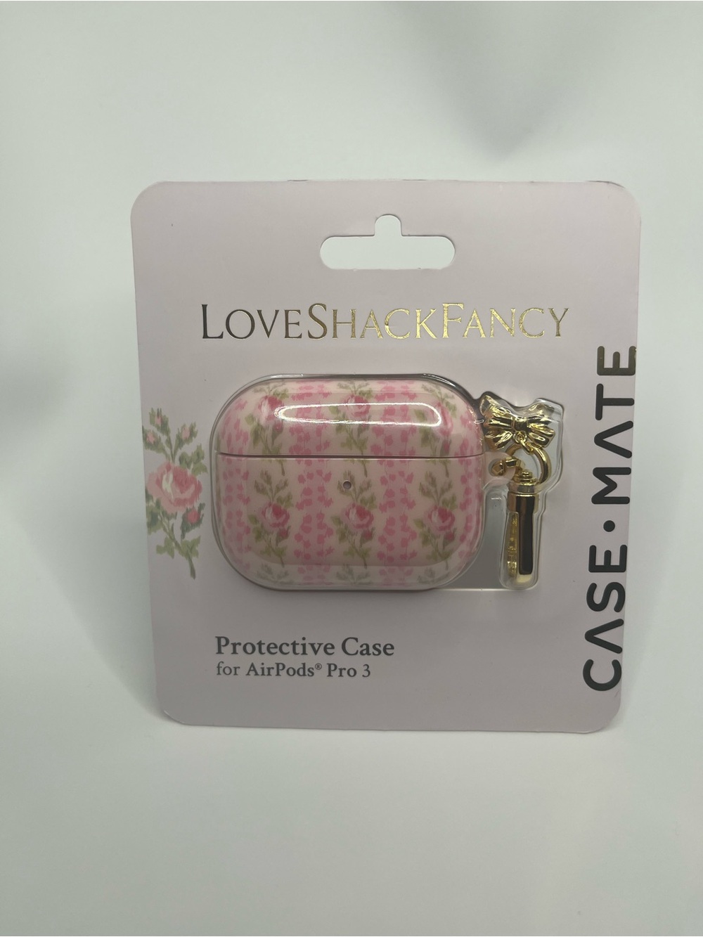 New LoveShackFancy x Target Case Mate Protective Case for Airpods Pro 3 - NIB